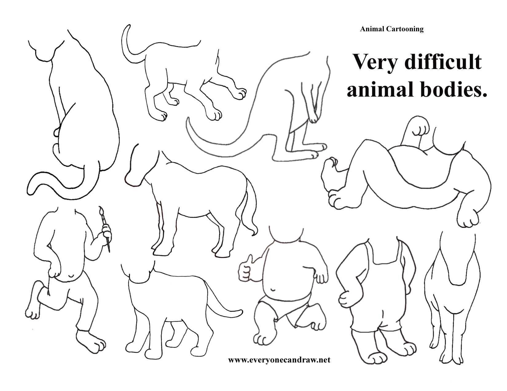 Animal bodies - very difficult